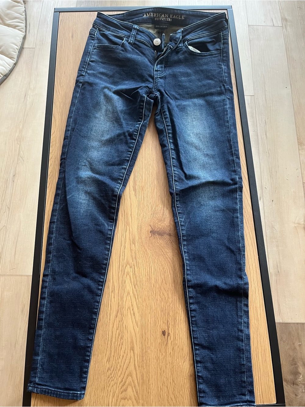 American Eagle Outfitters Dark Blue Skinny Jeans
